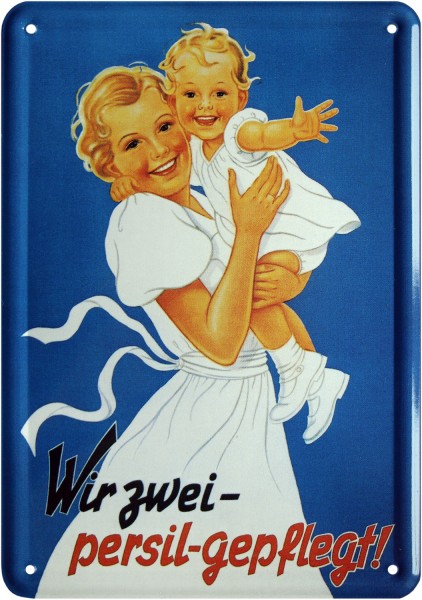 Postkarte " Wir zwei - perisl-gepflegt "