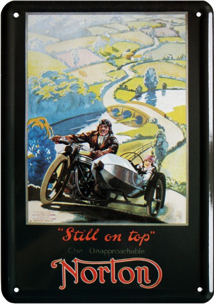 Postkarte " Norton Motorrad "
