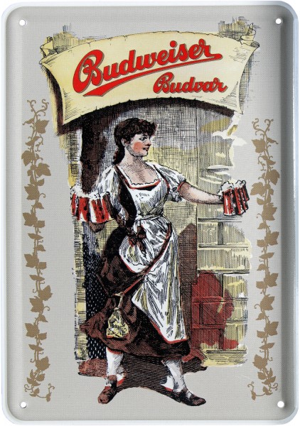 Postkarte " Budweiser Budvar "