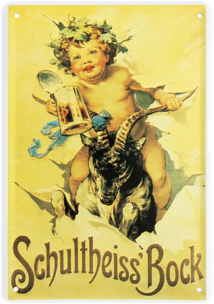 Postkarte "Schultheiss Bock Bier"