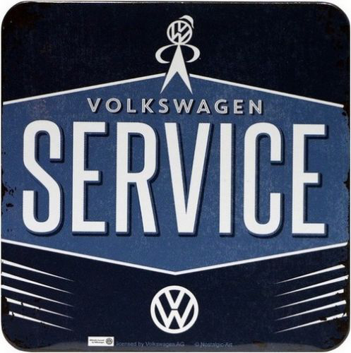 Untersetzer einzeln " VW Service Volkswagen "