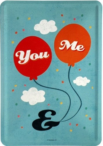 Postkarte " You & me "