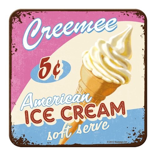Untersetzer einzeln "American Ice Cream "