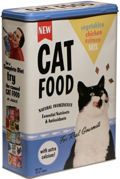 Vorratsdose XL " Animal Club Cat Food "