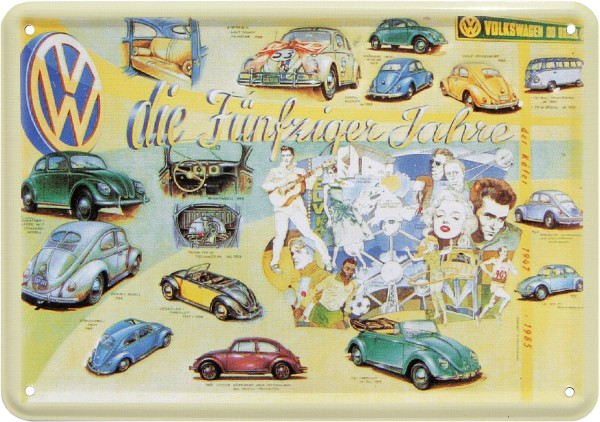 Postkarte "Volkswagen - die 50er Jahre"