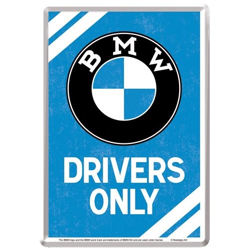 Postkarte "BMW - Drivers Only"