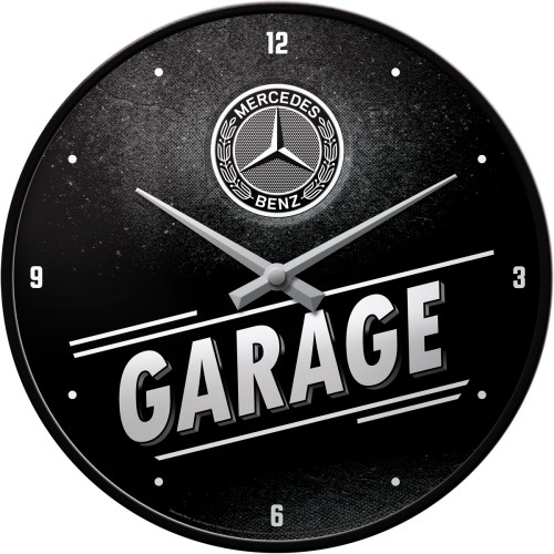 Nostalgie ∅ 31 cm " Mercedes Benz - Garage "